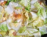 Foto langkah ke 3 dari resep Tumis Sawi Putih Tahu Kuah Telur.