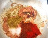 A picture of step 3 of Bhindi ka salan.