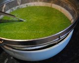 A picture of step 4 of Green rice (Zamarod pilaf).