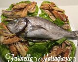 Foto del passaggio 6 della ricetta Raffinatezza del sapore di mare di orata e acciughe in un guscio di insalata km zero 🏡👩‍🍳❤️🦁
