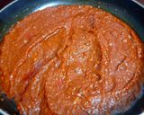 A picture of step 6 of Schezwan sauce.