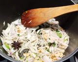 A picture of step 7 of Soya chunks, potato biryani.