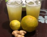 A picture of step 4 of Orange ginger drink🍋🍊.