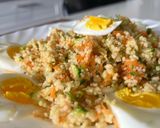 Foto del passaggio 3 della ricetta Cous cous con uovo sodo, zucchine e carote 🥒🍳🥕