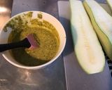 Une image de l'étape 3 de Trio de courgettes marinées et grillées.