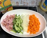 Hình bước làm 2 của món Salad khoai tây kiểu Nhật
