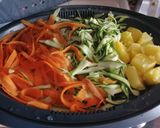 Foto del paso 2 de la receta: Crema de verduras y pollo con salsa suprema en Thermomix