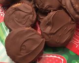 A picture of step 5 of Tagalong cookies.