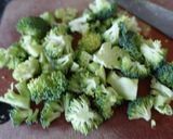 A picture of step 2 of Stir-fried potato miso butter.