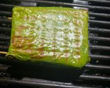 A picture of step 19 of Sticky Rice Chicken Dumplings Wrapped in Banana Leaf.