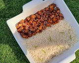 A picture of step 11 of Hot and spicy honey bbq tofu sauce.