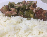 Foto del paso 5 de la receta: Costillas de cerdo ahumado con jamón y verduras