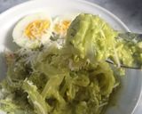 Foto langkah ke 7 dari resep Pasta Shirataki Prawns with Avocado Pesto / mie shirataki udang dan saus alpukat DEBM keto.