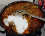 A picture of step 6 of Mutton donne biriyan.