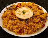 A picture of step 4 of Aloo Matar Mint Pulao.