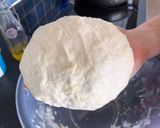 A picture of step 2 of Shish Barak - Lebanese meat dumplings in cooked yogurt.