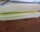 Foto del paso 1 de la receta: Falsos canelones de Puerro con Espinacas y Requesón