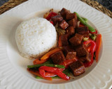 Foto del paso 12 de la receta: Tofu caramelizado con verduras y arroz