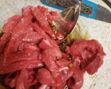 A picture of step 3 of My Crispy Sweet Chilli Beef Salad. With Toasted Sesame seeds 😀.