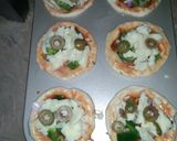 A picture of step 11 of Chicken bbq pizza muffins.