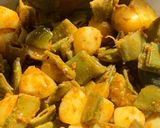A picture of step 5 of Aloo-Sem/potato-butter bean Pickle.
