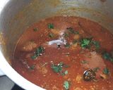 A picture of step 9 of Nagpur special famous dish spicy homemade saoji masala mutton.