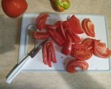 A picture of step 2 of Greek Village Salad (Horiatiki).