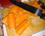 Foto del paso 3 de la receta: Costillas de res con zanahorias y cebollas al mezcal