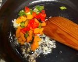 A picture of step 2 of Garlicky Red Cabbage Rice.