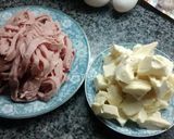 Foto del paso 1 de la receta: Tarta de jamón y queso fácil y riquísima