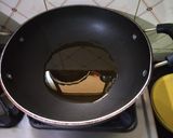 A picture of step 4 of Aachari Bhindi.