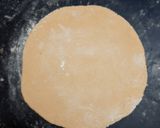 A picture of step 7 of Puri and potato curry.