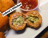 A picture of step 1 of ChickenKiev balls:.
