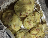 Foto del paso 7 de la receta: Patatas rellenas súper fáciles de jamón y champiñones