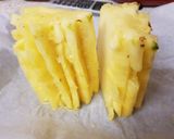 A picture of step 3 of My Caramel & Rum flavoured pineapple Dessert 😘.