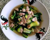 Foto langkah ke 3 dari resep Cah Sawi Ayam Bakso.