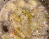A picture of step 2 of Rotisserie Chicken Stock.
