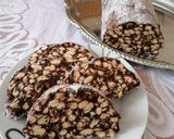 Őzgerinces kekszszalámi recept fázis 7 fotója