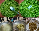 A picture of step 2 of Fried Mung Namkeen.