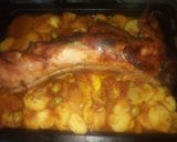 صورة لخطوة 3 من وصفة ارنب في الفرن بلبطاطا ممم بنة 🐰🐰🐇🐇🐇😋😋
