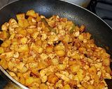 صورة لخطوة 8 من وصفة قلابه دجاج مع البطاط 😋