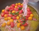 Foto del passaggio 4 della ricetta SPAGHETTI quadrati con datterino rosso e giallo