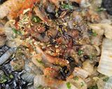 Foto del paso 3 de la receta Espagueti con Cebolla Caramelizada y Tiras de Lomo
