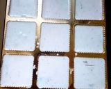 A picture of step 2 of Thandie white chocolate.
