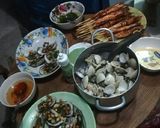 Hình bước làm 4 của món Tôm nướng sate