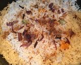 A picture of step 12 of Egg Biryani.