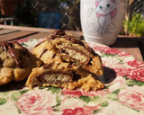 Foto del paso 7 de la receta: Cookie rellena de snickers