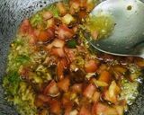 A picture of step 1 of Soya chunks & green peas masala curry (vegan soya chunks& mutter masala).