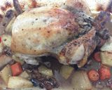 Foto del paso 7 de la receta Pollo relleno para Navidad con nueces y ciruelas