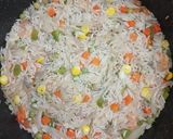 รูปขั้นตอนการทำที่ 2 ของ ข้าวผัดสเปน (Paella)